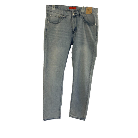 MBX Slim Fit Jeans W36 L32 Stretch Blue Denim Mens - Picture 1 of 7